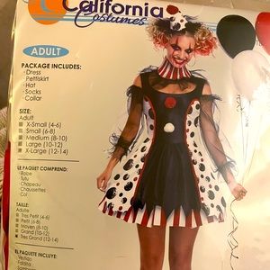 Women’s Twisted Clown Halloween costume